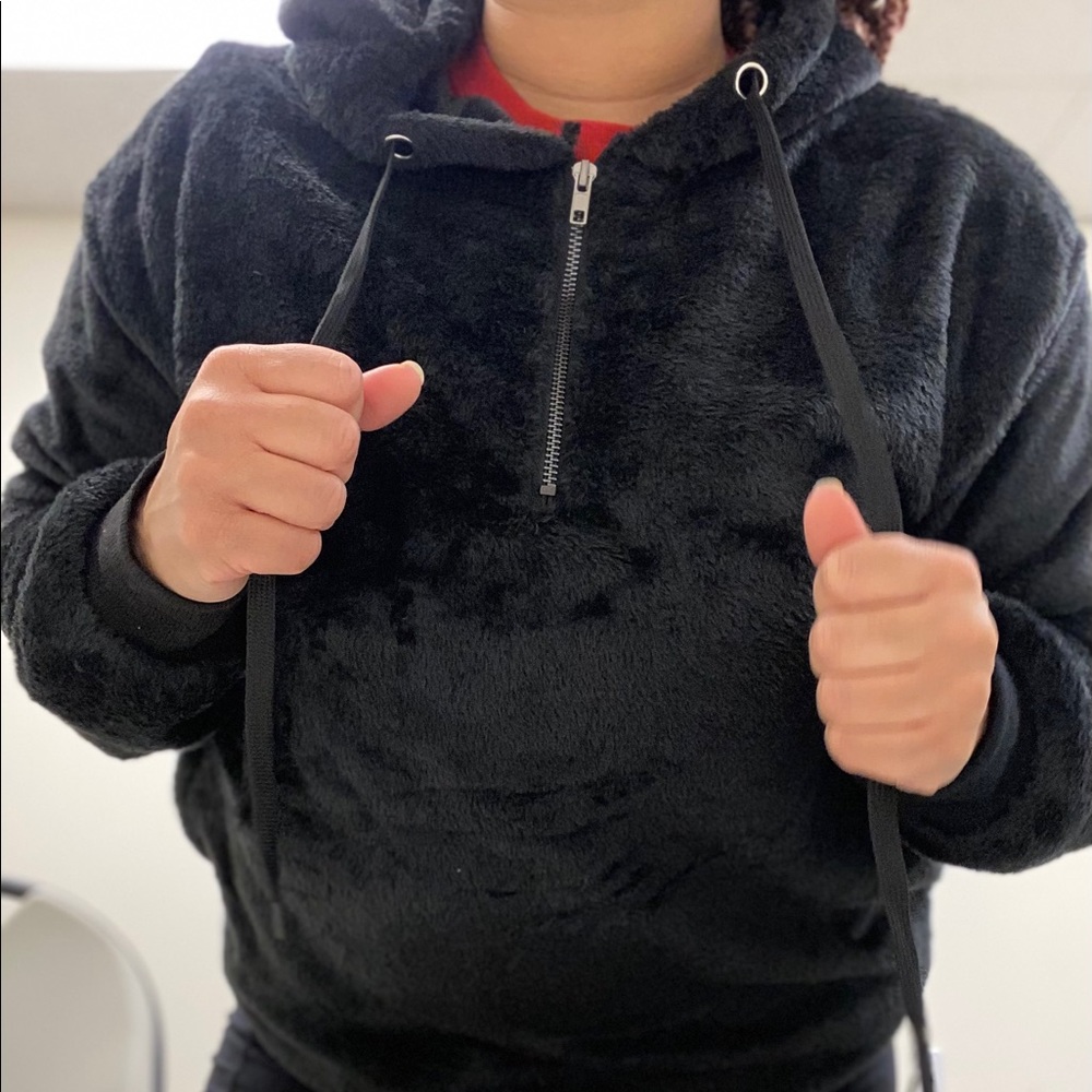 Fuzzy hoodie